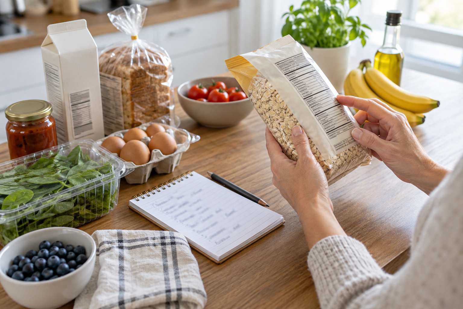 Cómo identificar alérgenos en comida envasada y al comer fuera
